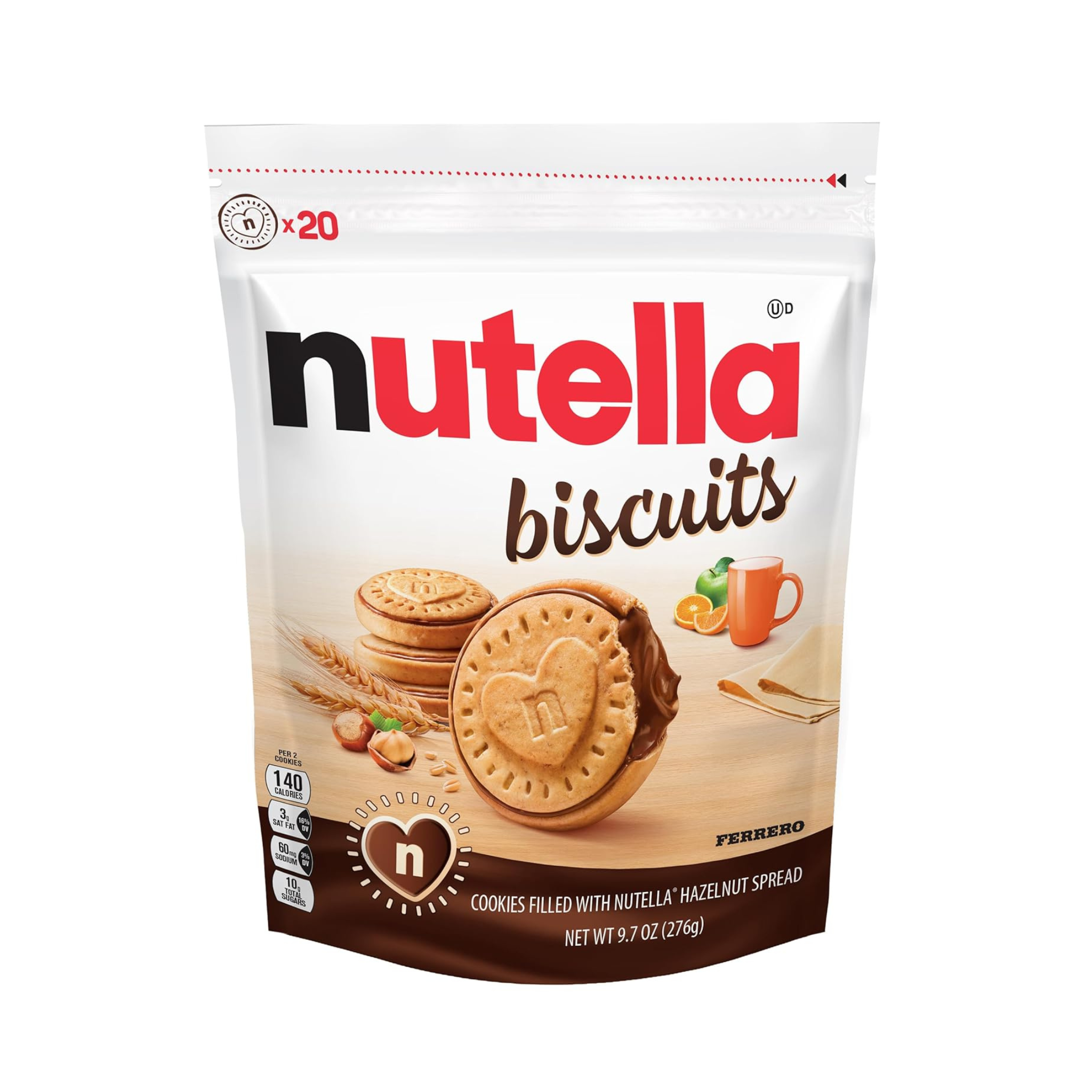20 Nutella Sandwich Cookies (OU-Dairy)