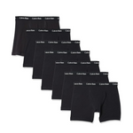 7-Pack Calvin Klein Men's Cotton Stretch Boxer Briefs (Black, Large)