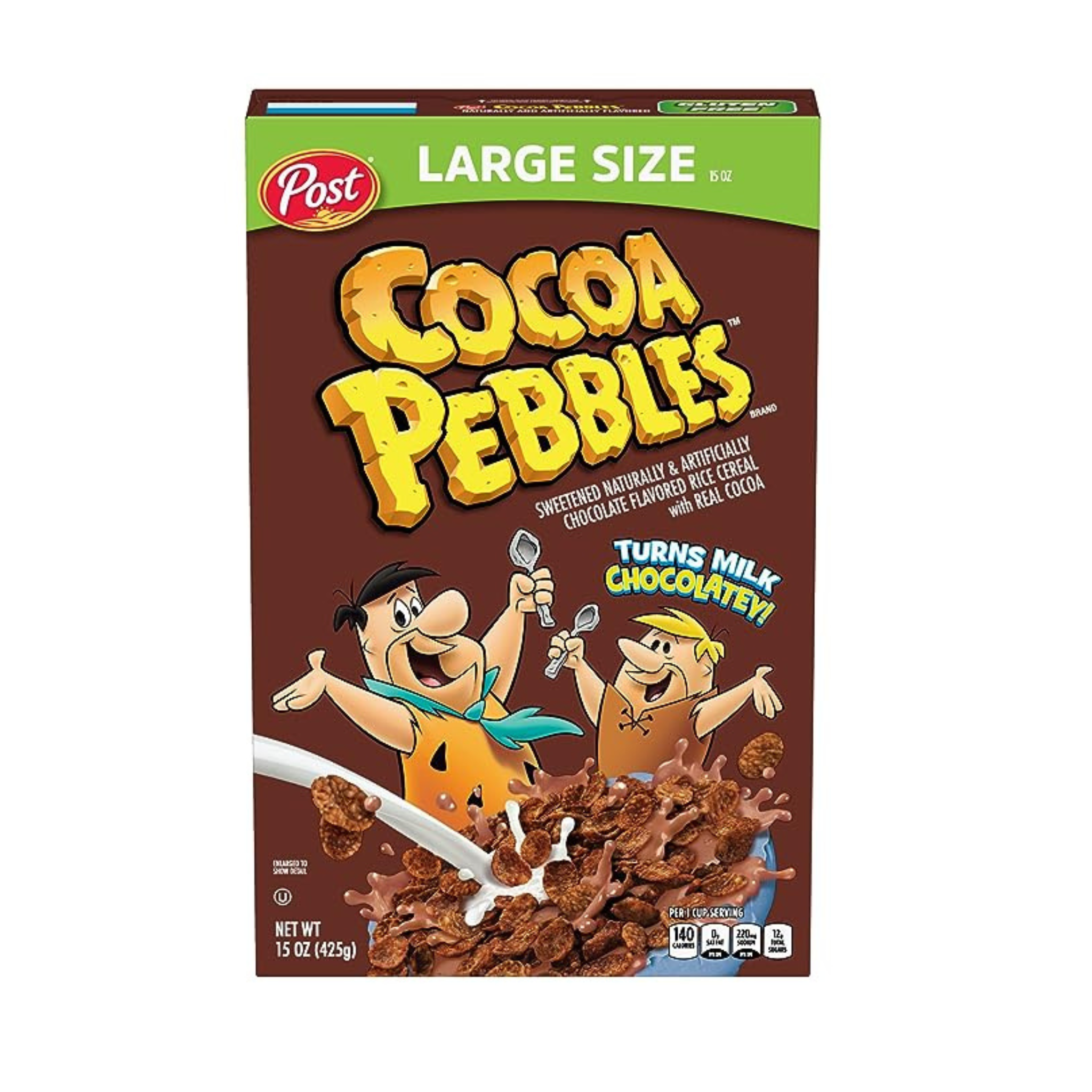 Large Size Box of Post Cocoa Pebbles Cereal (15-Oz)