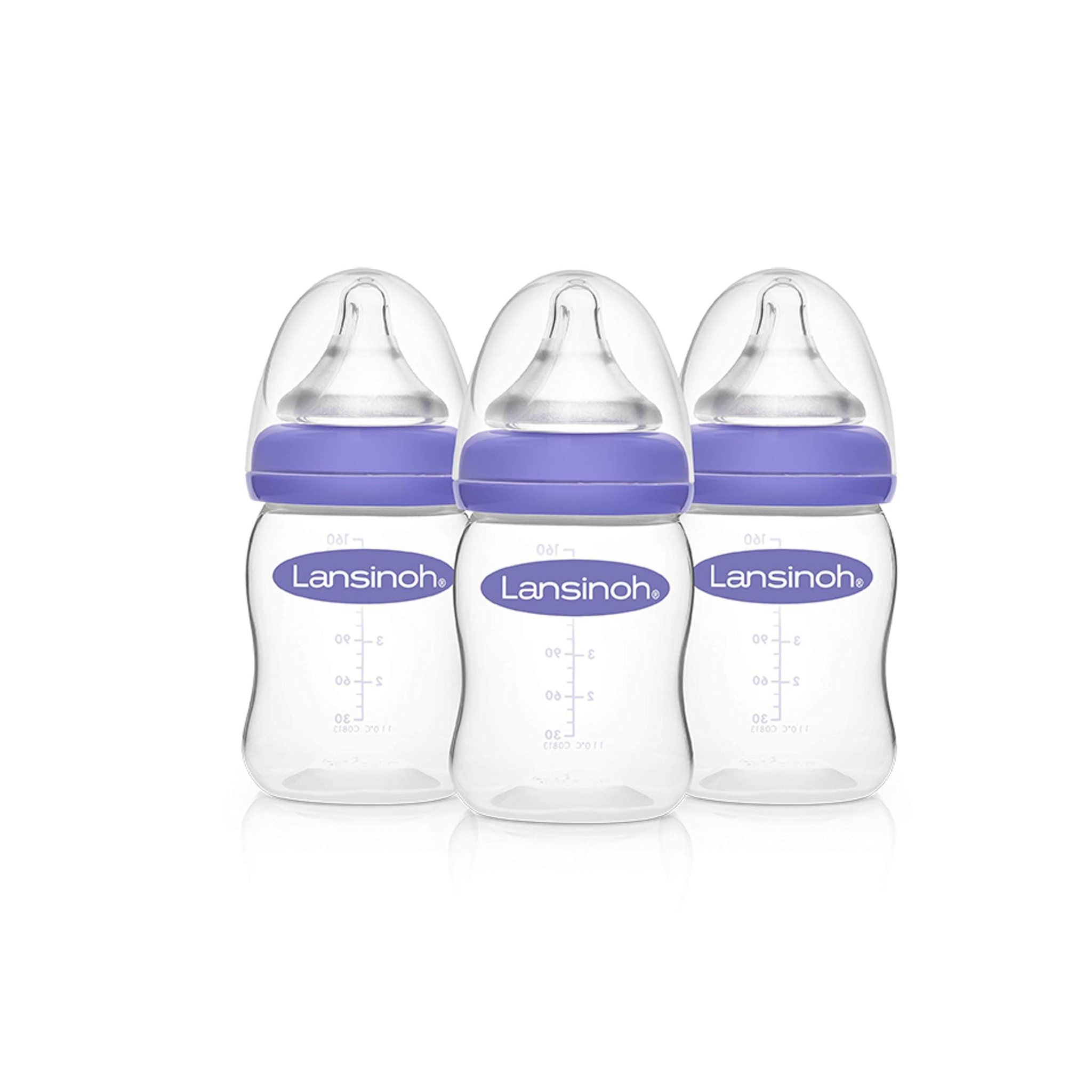 3-Count Lansinoh Breastfeeding Bottles for Baby, 5oz