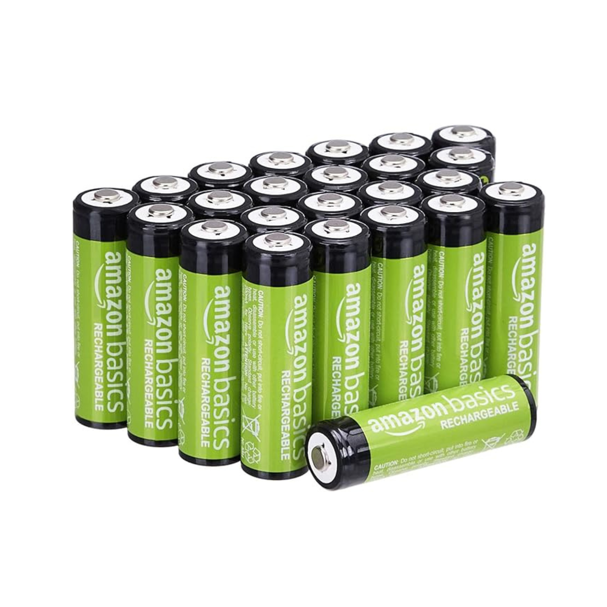 24-Pack 2000mAh Amazon Basics Rechargeable AA NiMH Batteries