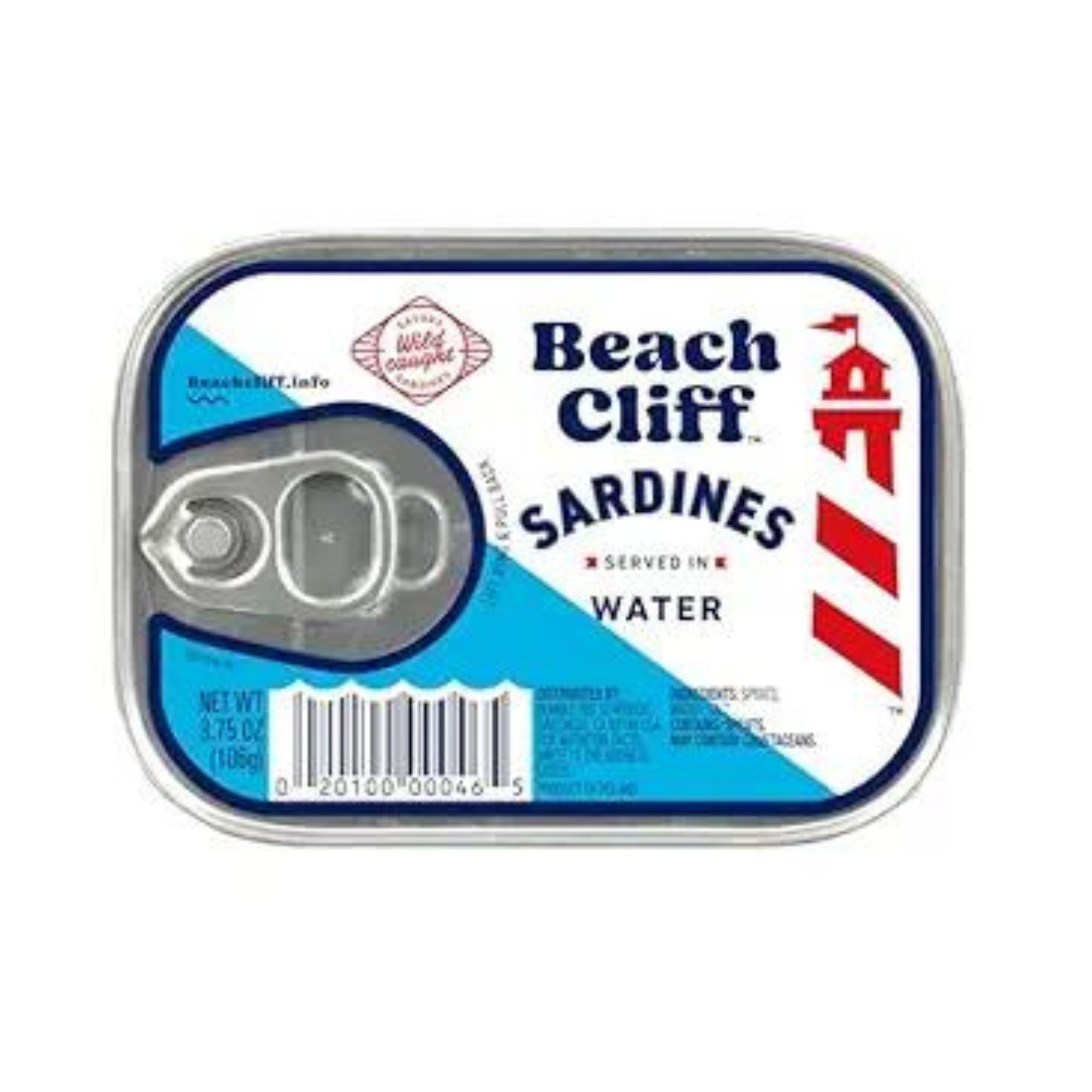 3.75-Oz Beach Cliff Wild Caught Sardines in Water