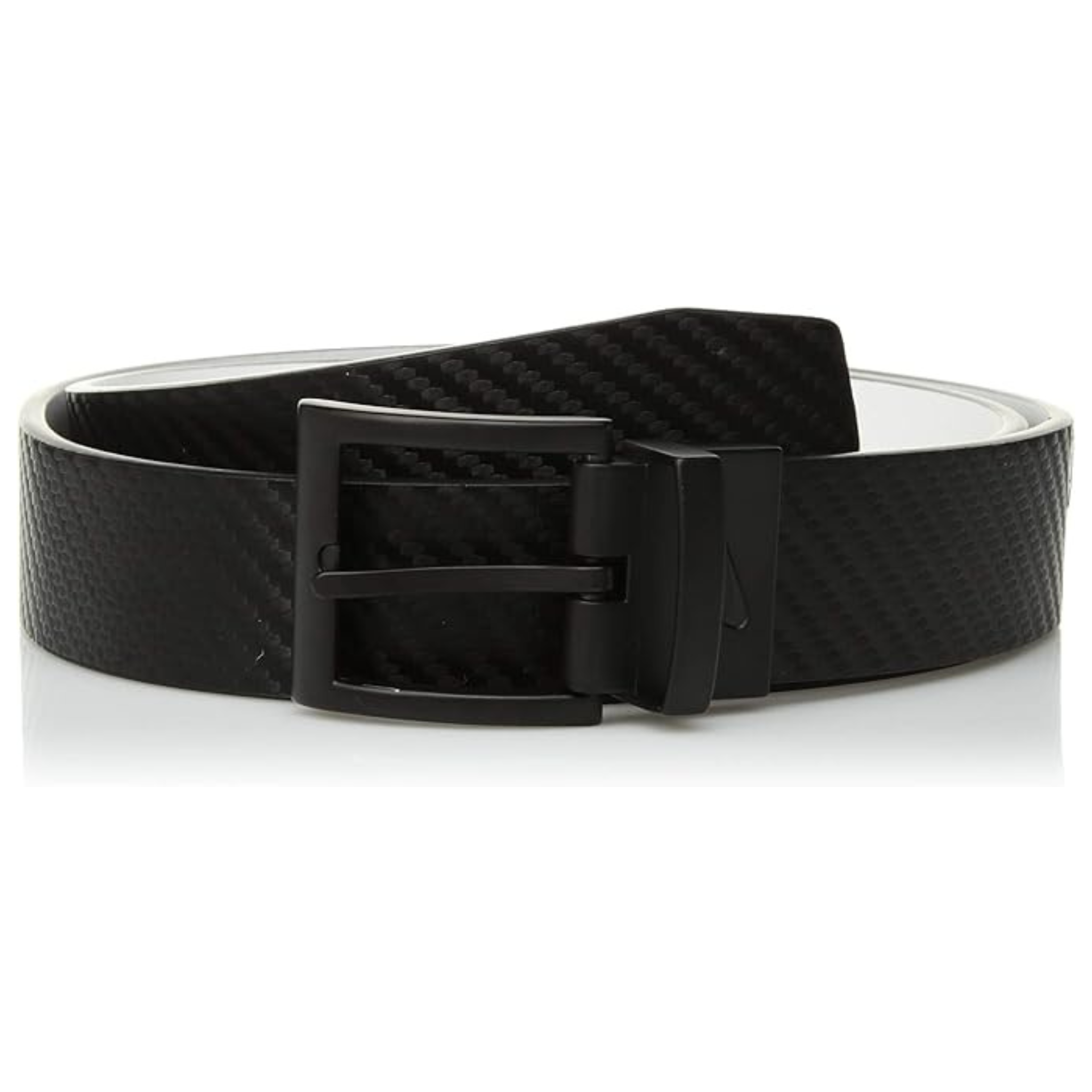Nike Boys Carbon Fiber Texture Reversible Belt