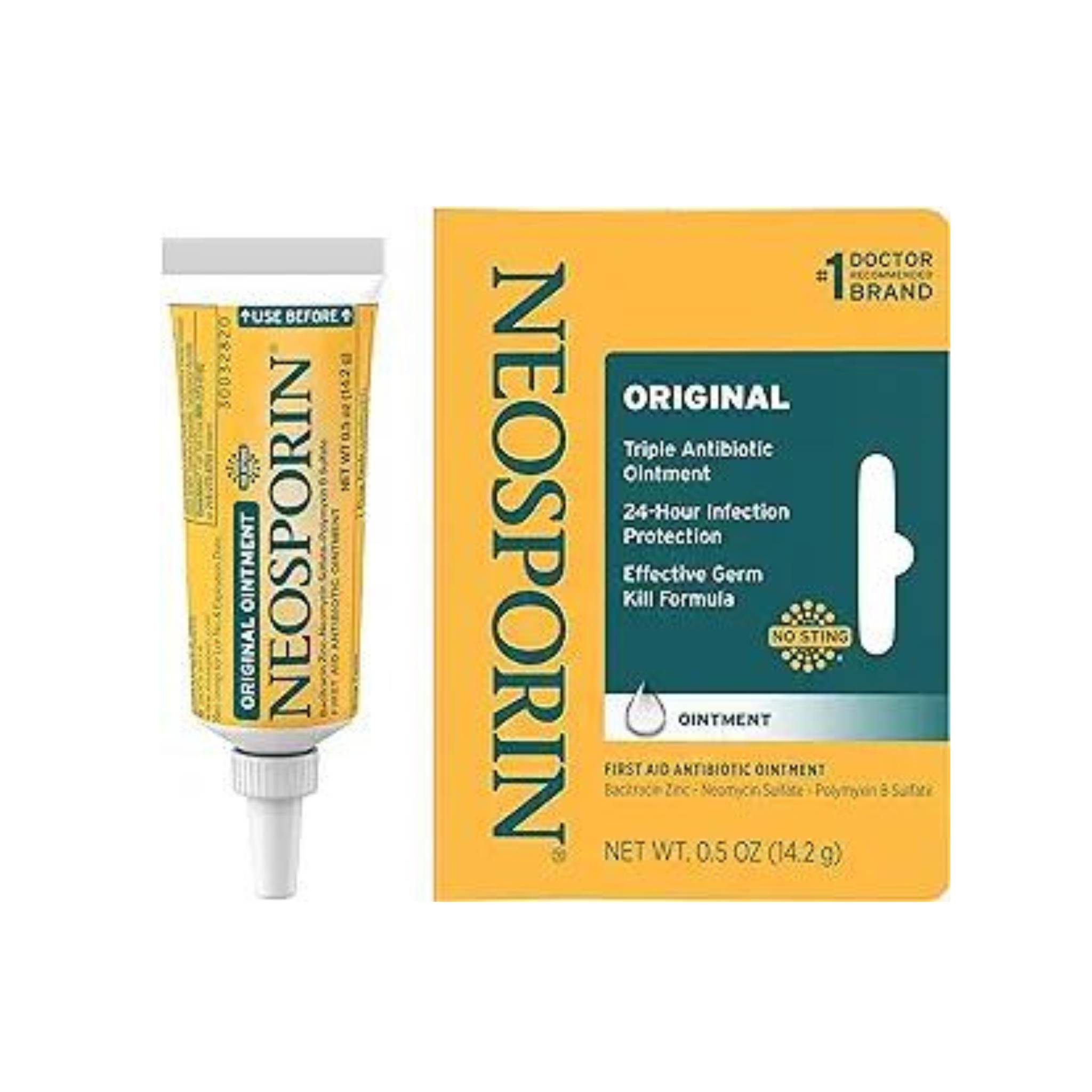 0.5oz. Neosporin Original First Aid Antibiotic Ointment w/ Bacitracin Zinc