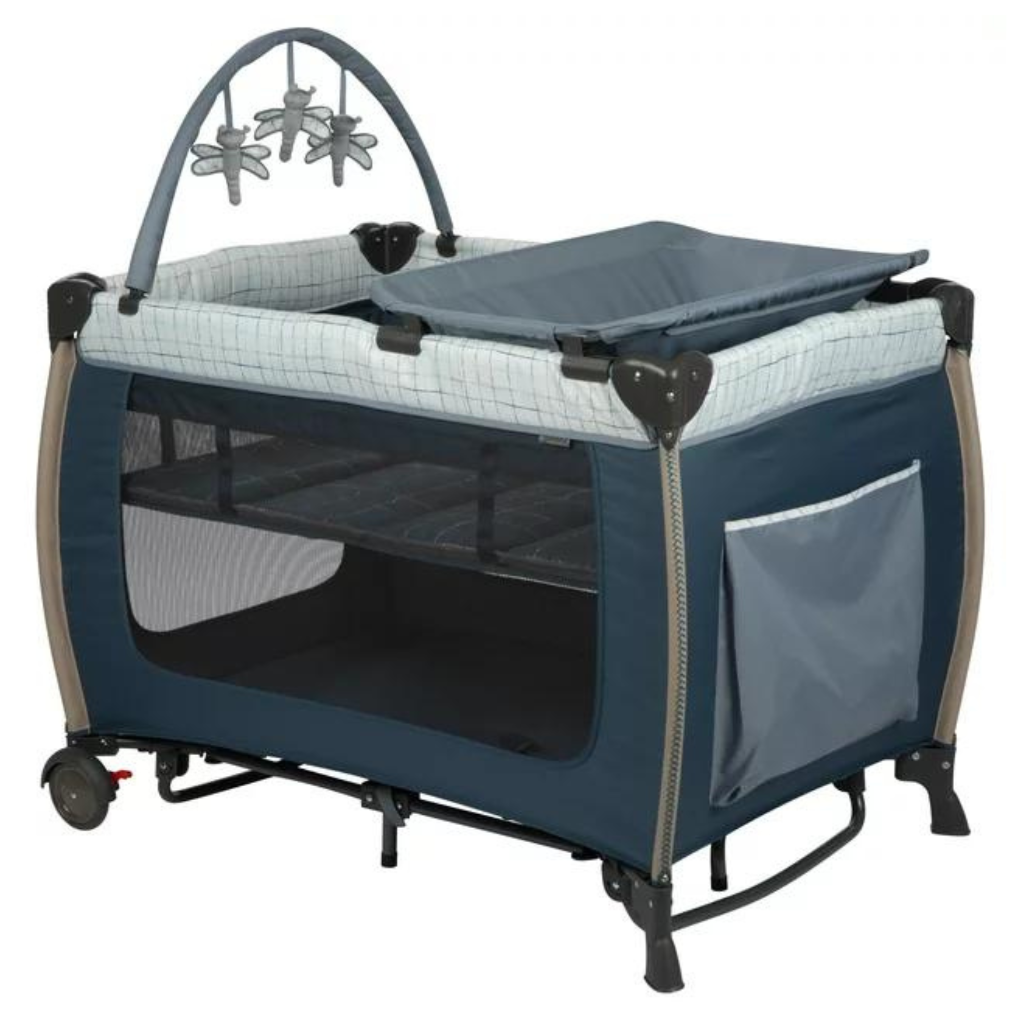 Monbebe Willow Rocking Play Yard With Full Size Bassinet