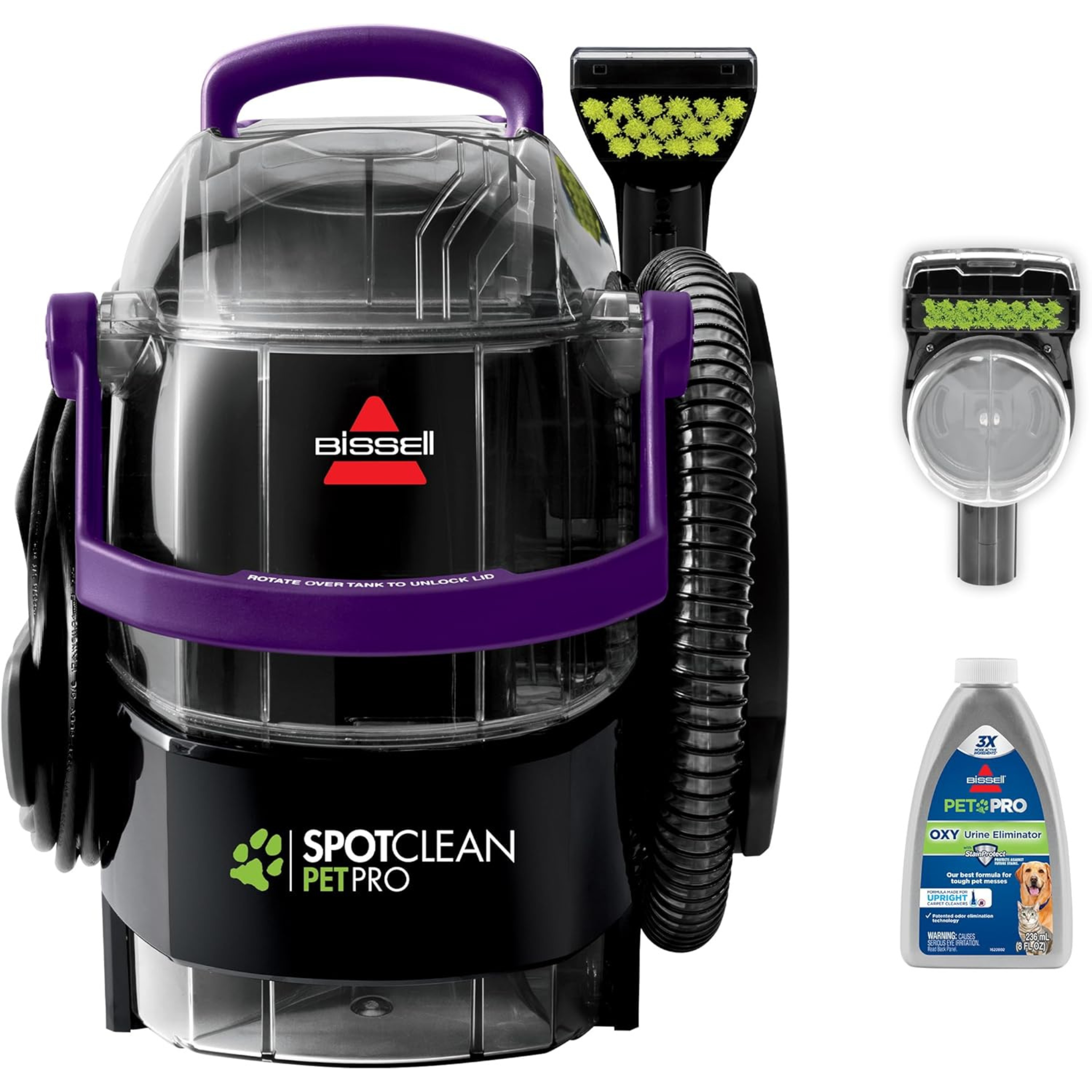 Bissell SpotClean Pet Pro Portable Compact Carpet Cleaner