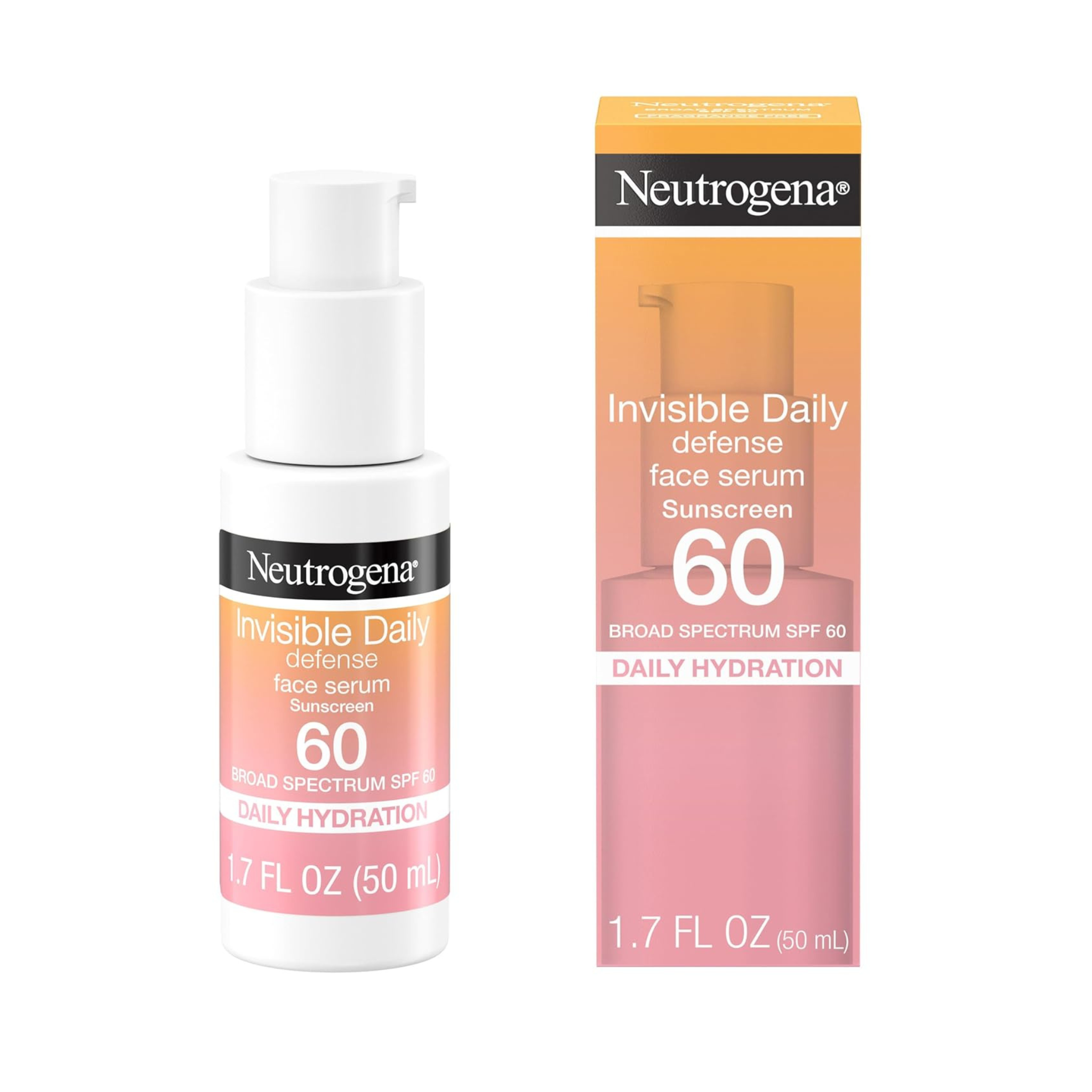 1.7-Oz Neutrogena Invisible Daily Defense SPF 60 Face Sunscreen