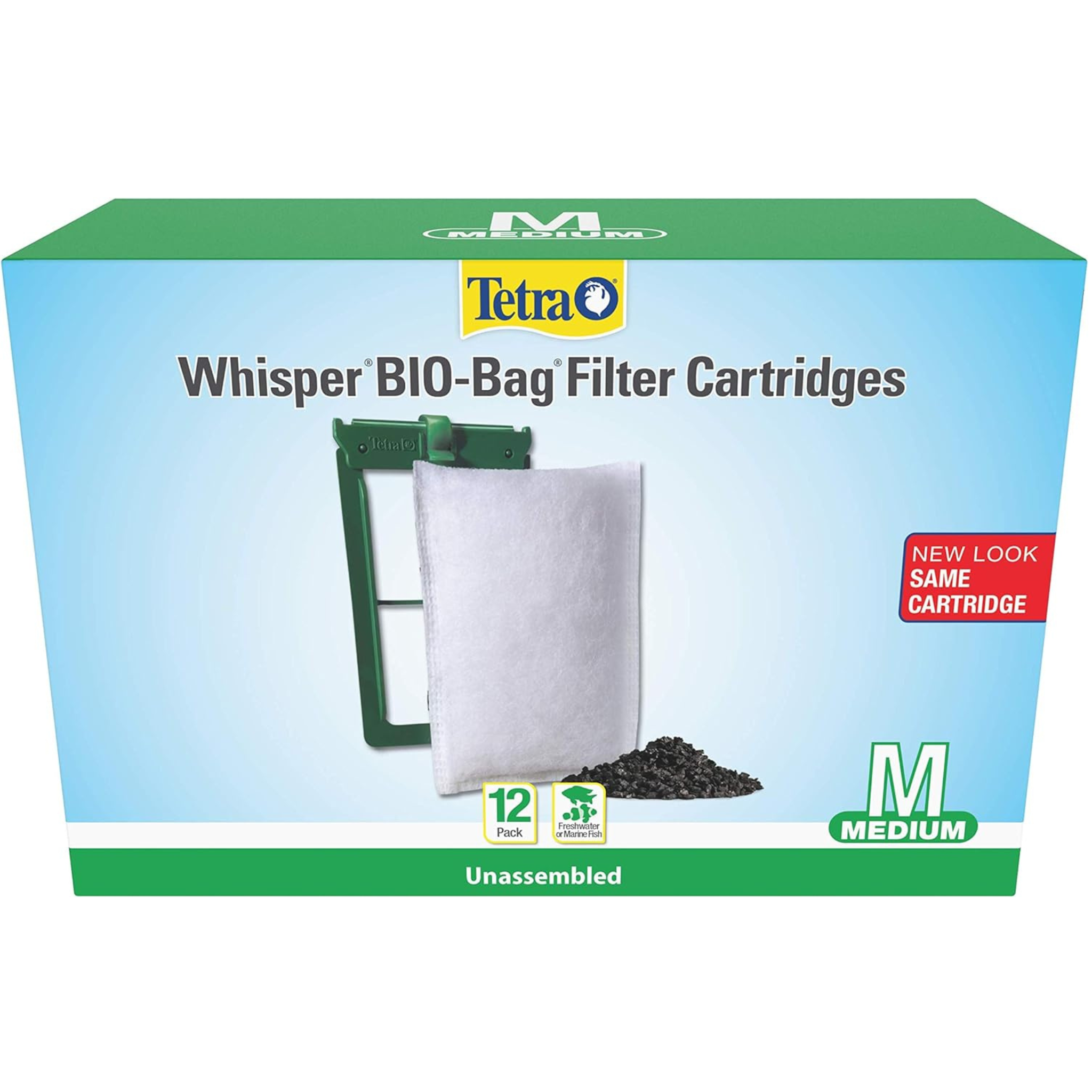 12-Pack Tetra Whisper Bio-Bag Filter Cartridges