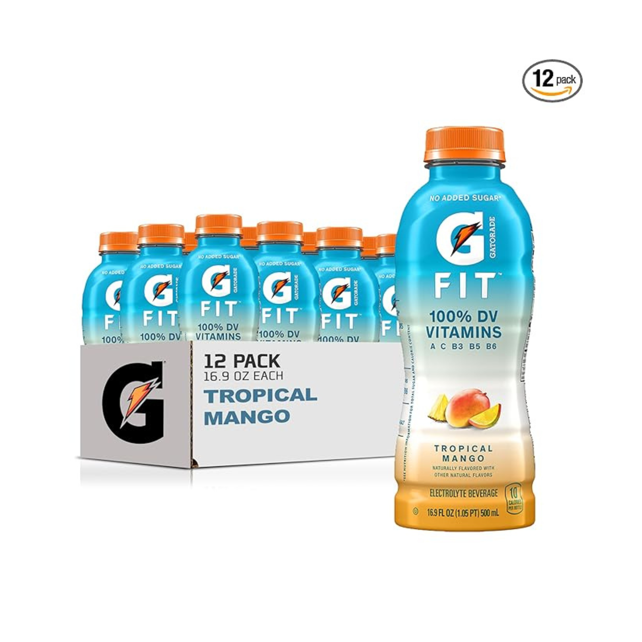 12-Pack 16.9-Oz Gatorade Fit Electrolyte Beverage (Various Flavors)