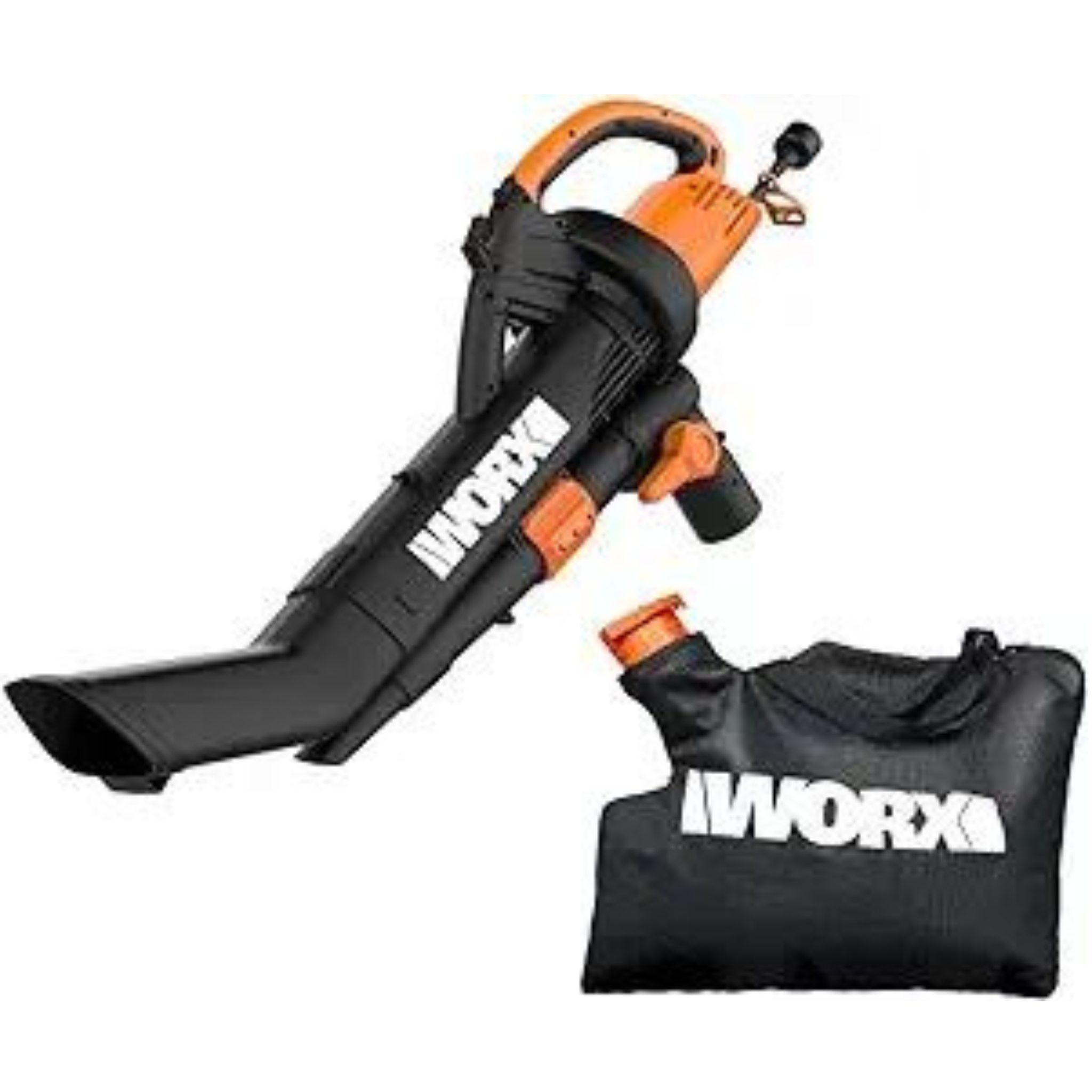 Worx 3-in-1 Electric Leaf Blower/Mulcher/Vacuum with Debris Collection Bag
