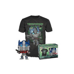Funko POP! Transformers Optimus Prime Figure + T-Shirt Box Set (4 Sizes)