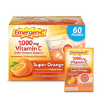 60-Count Emergen-C Vitamin C Super Orange Supplement Drink Mix
