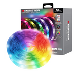 Monster 50ft Indoor Multi-Color Flow LED Light Strip