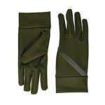 Amazon Essentials Men’s Running Gloves, Dark Green