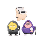 3-Pack Suublg Silicone Airpods Case with Cute Funny Skin Design