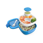 Bentgo 3-Compartment BPA-Free Lunch Container with 54-oz Salad Bowl