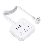 Bseed 3 Outlet Extension 3 Usb Ports Power Strip with Usb