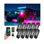 Shinight RGB LED Rock Lights with APP & Remote Control