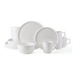 Mikasa Sloane Bone China Vajilla ligera resistente a astillas de 16 piezas