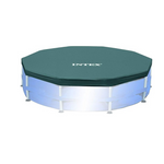 Intex 28030E Pool Cover: For 10ft Round Metal Frame Pools