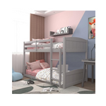 Hillsdale Alexis Contemporary Wood Arch Twin Over Twin Floor Bunk Bed