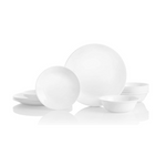 Juego de vajilla Corelle de vidrio de triple capa de 18 piezas, servicio para 6 personas