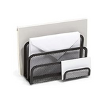 TRU RED 4 Compartment Wire Mesh Letter Holder