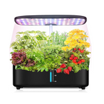 Fulsren 12-Pod Hydroponic Indoor Garden System with Led Grow Lights