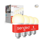 4-Pack Sengled S1 Auto Pairing with Alexa Devices Warm Smart Light Bulbs