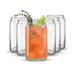 Paquete de 6 vasos para beber en lata de cerveza y refresco JoyJolt (16 oz)