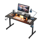 Bestier 42" LED Office Computer Desk with Monitor Stand