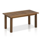 Furinno Tioman Hardwood Patio Furniture Outdoor Coffee Table