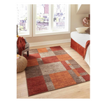 Unique Loom Autumn Collection Modern Contemporary Casual Rug (5′ 3″ x 8′)