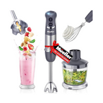 Batidora de mano Mueller 3 en 1 Smart Stick 800W 12 velocidades con cuchillas