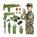 Kids Army Costume & Accessories Kit