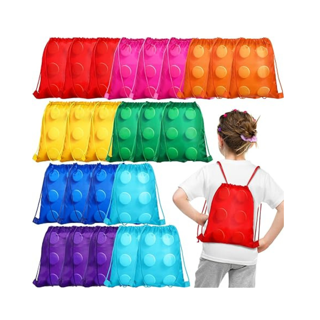 Lego Reusable Goodie Bags, 24 Pack