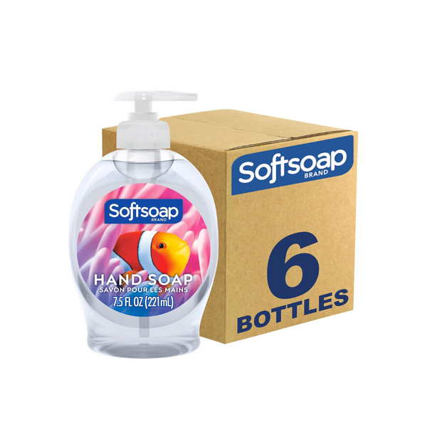 6 Bottles Of Softsoap Liquid Hand Soap