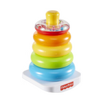 Fisher-Price Rock-a-Stack Classic Toy with 5 Colorful Rings