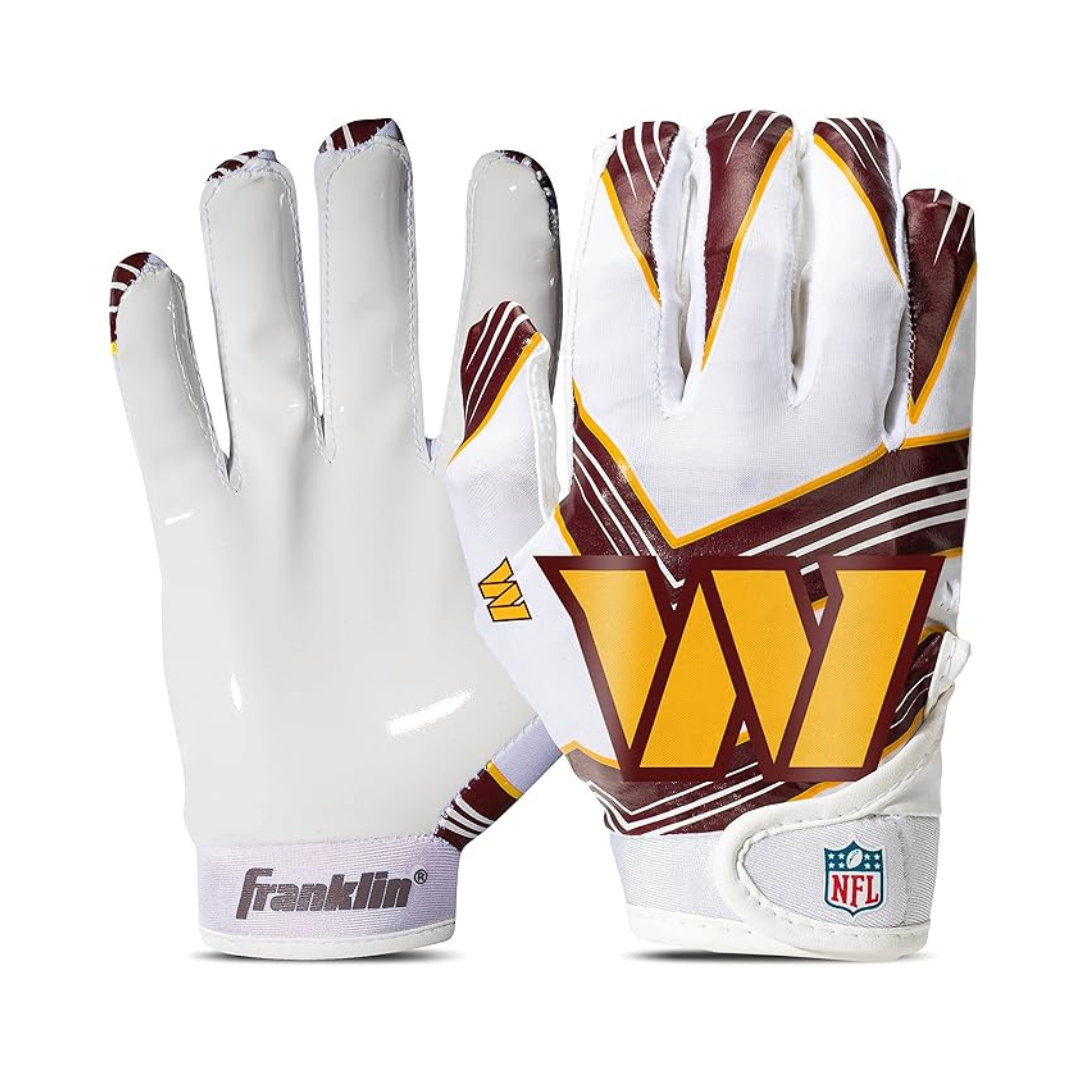 Franklin Sports Washington Football Team Youth NFL Receiver Gloves