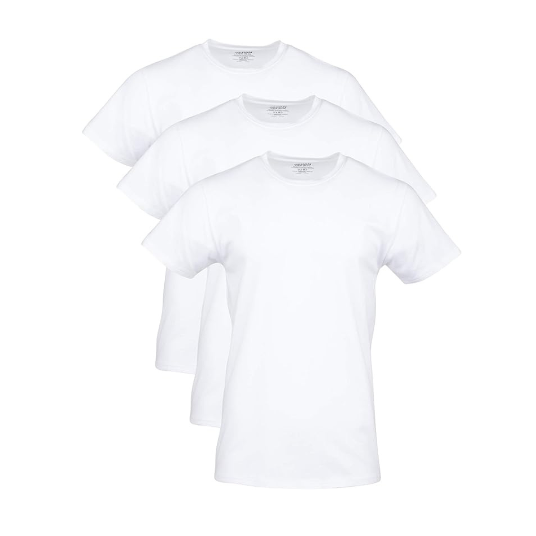Gildan Men’s Cotton Stretch T-Shirts (3 Pack)