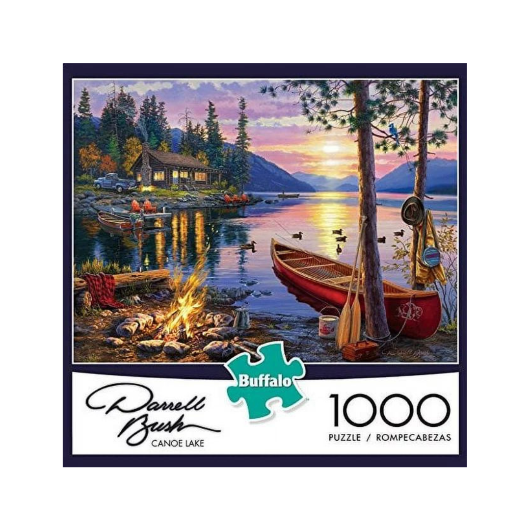 Buffalo Games 1000-Piece Darrell Bush: Canoe Lake Puzzle