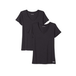 2-Pack Amazon Essentials Women's Short-Sleeve V-Neck T-Shirt