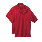 2-Pack Hanes Men's Short-Sleeve Jersey Pocket Polo