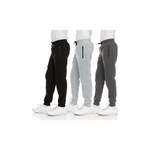 3-Pack Pure Champ Kids Fleece Athletic Workout Joggers with Pocket