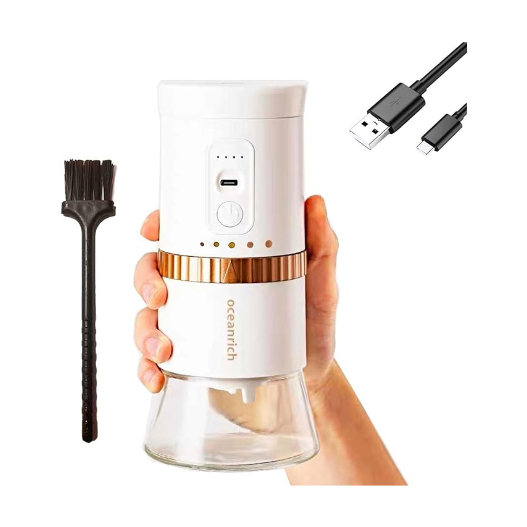CheBuono Portable Electric Oceanrich G2 Ceramic Coffee Grinder