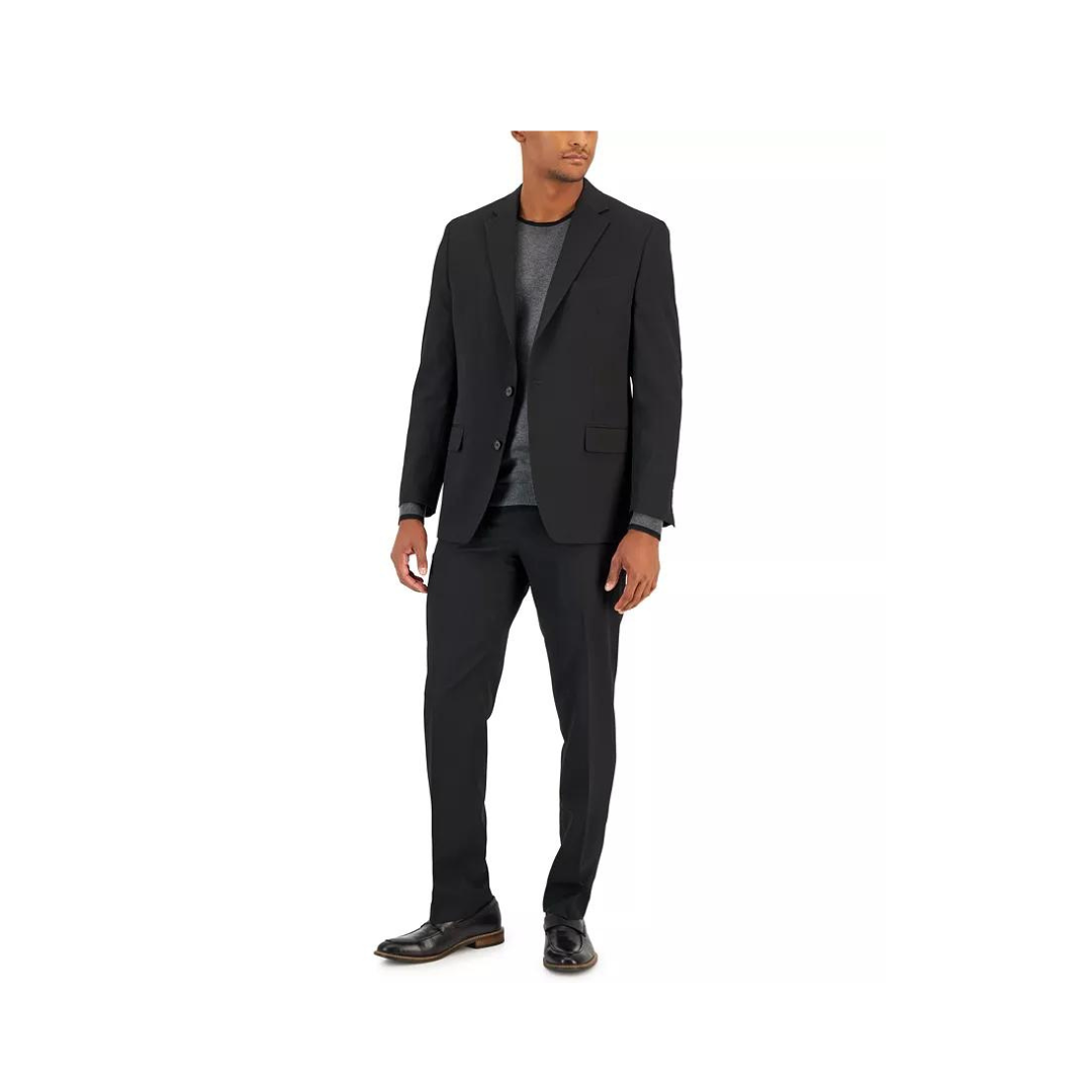 VAN HEUSEN Men’s Flex Plain Slim Fit Suits