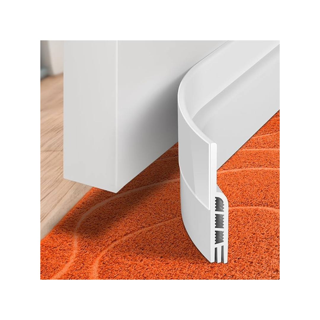 Holikme Strong Adhesive Door Draft Stopper (2"W x 41"L)