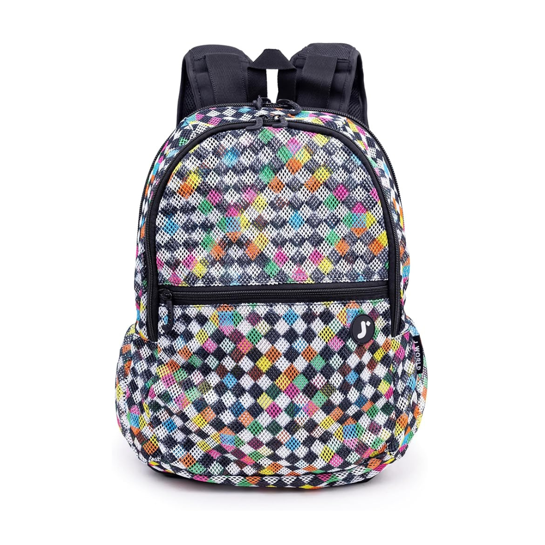 J World New York Mesh Backpack for Adults