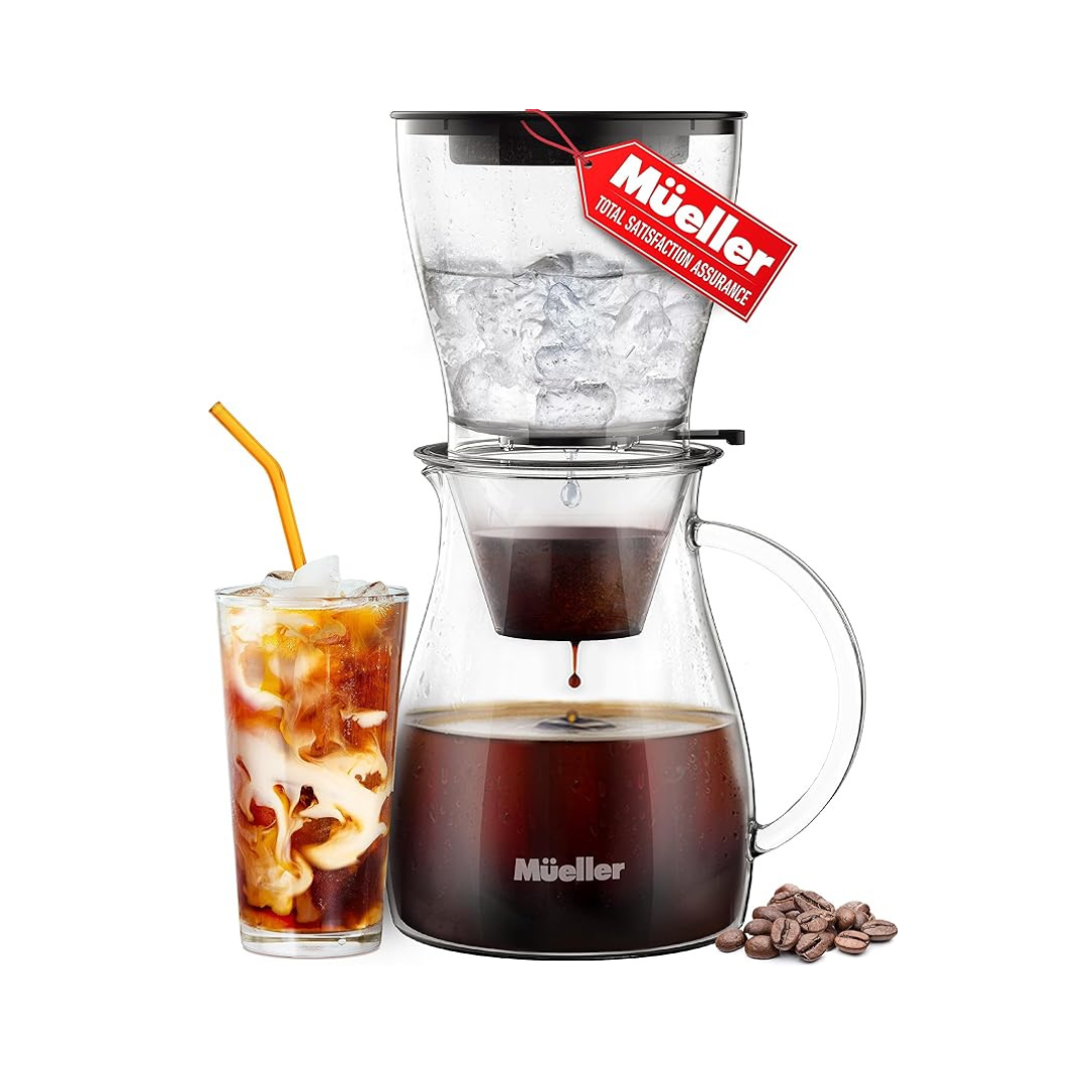 Mueller 47 oz QuickBrew Smooth Cold Brew Coffee and Tea Maker