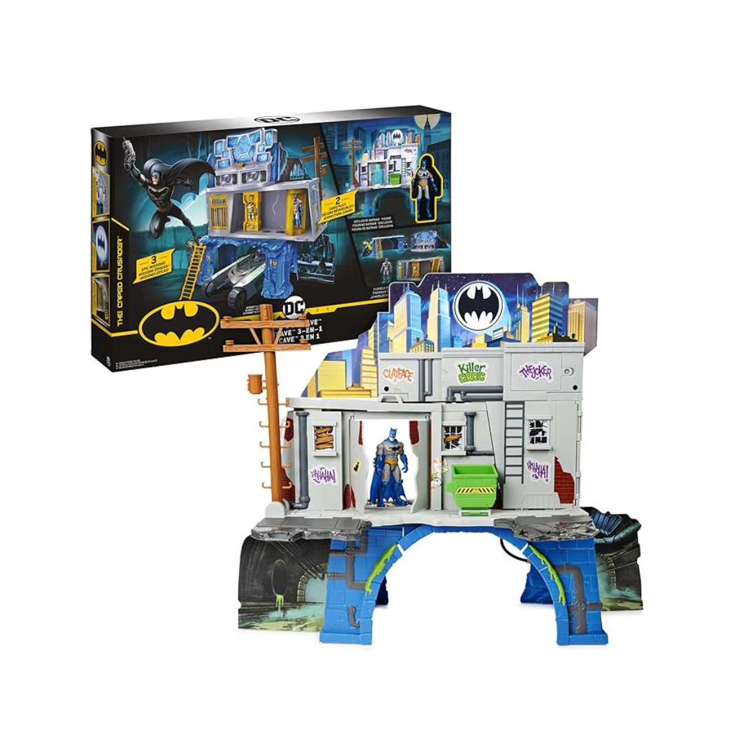DC Comics Batman 3-in-1 Batcave Playset